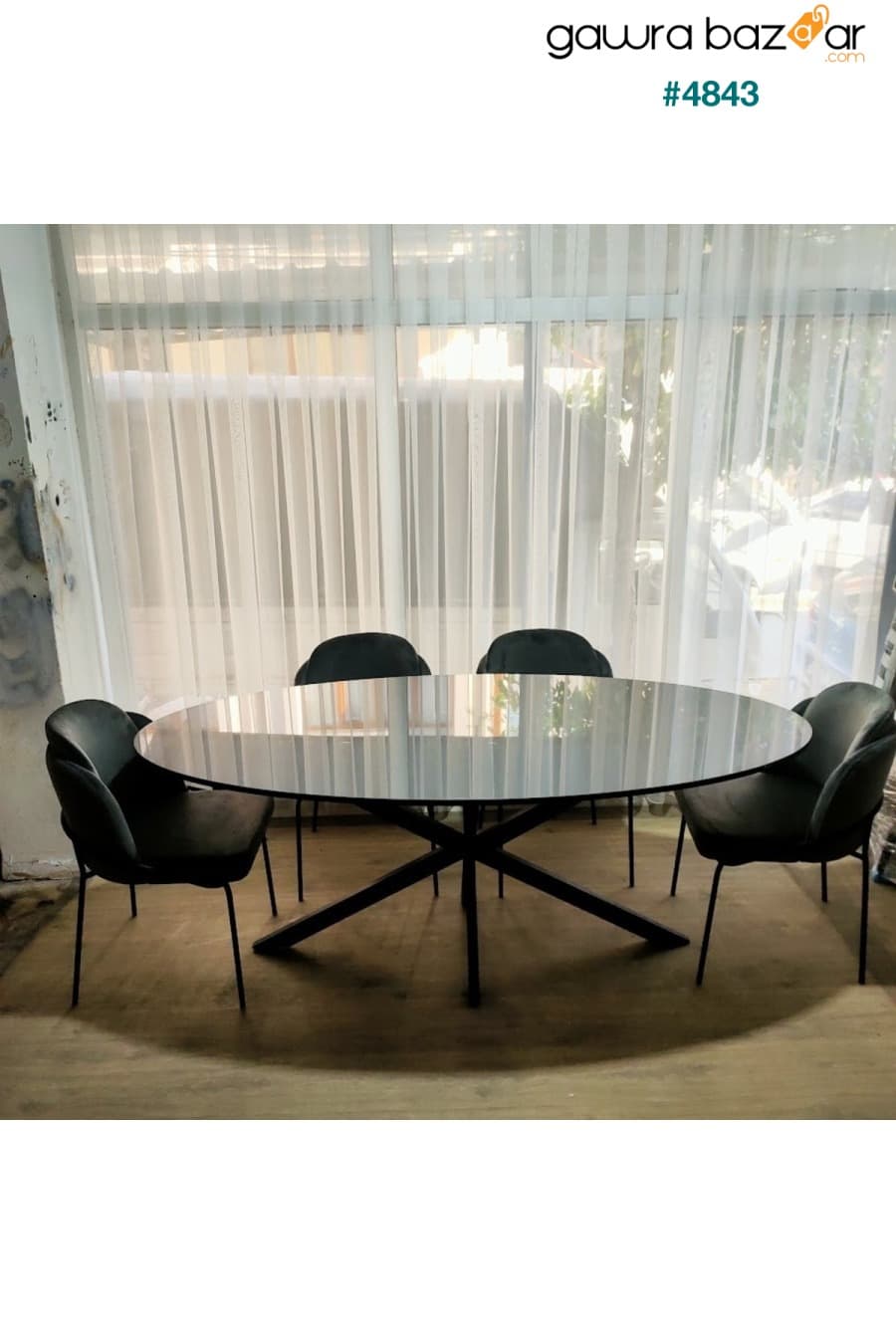 كرسي Ellipse Table Modern UFUK MOBİLYA 3