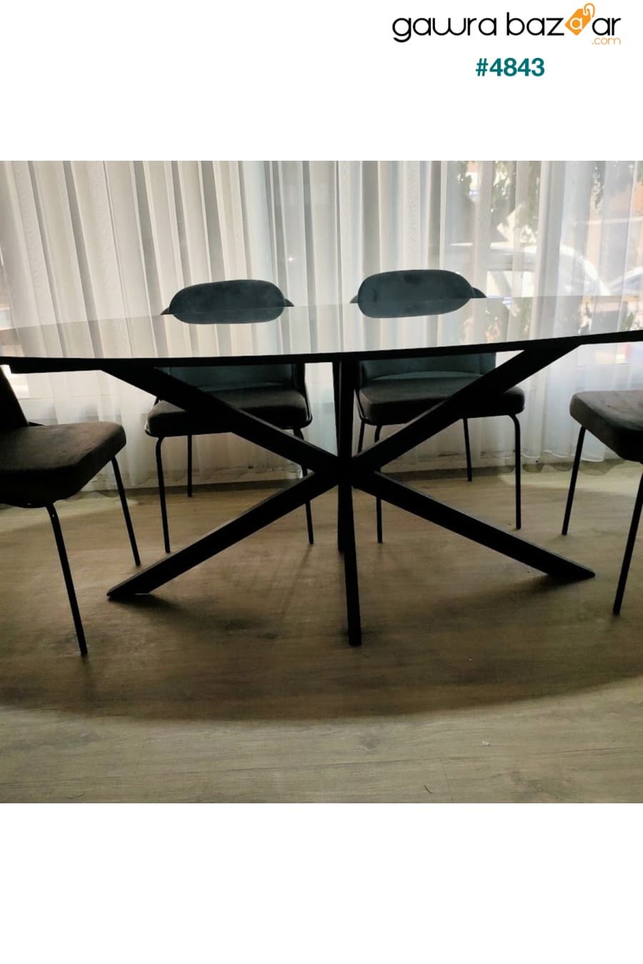 كرسي Ellipse Table Modern UFUK MOBİLYA 4