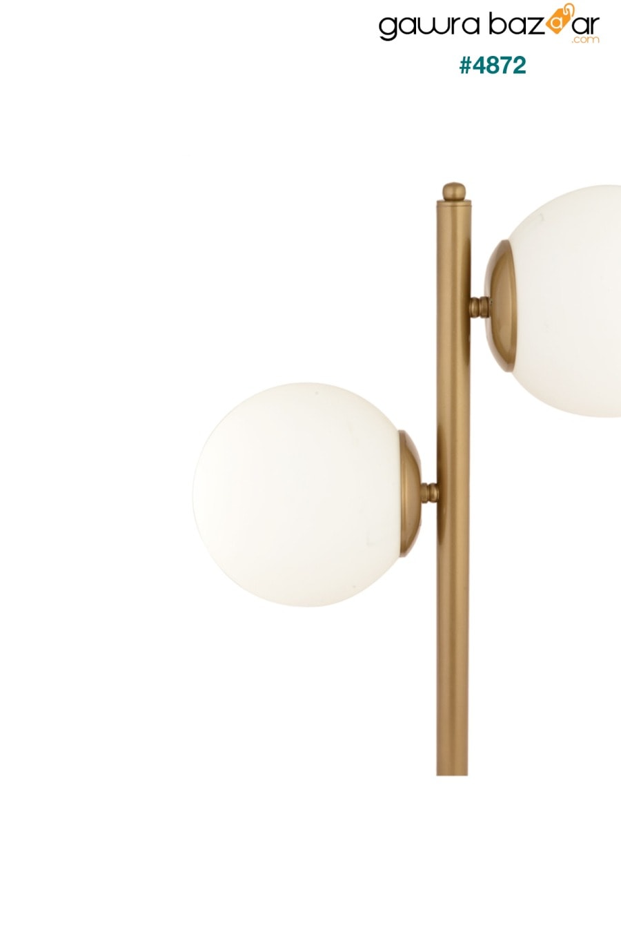 مصباح طاولة زجاجي أبيض عتيق من Siena 2Li بتصميم عصري - غرفة نوم - عاكس الضوء لغرفة المعيشة Apliqa 3