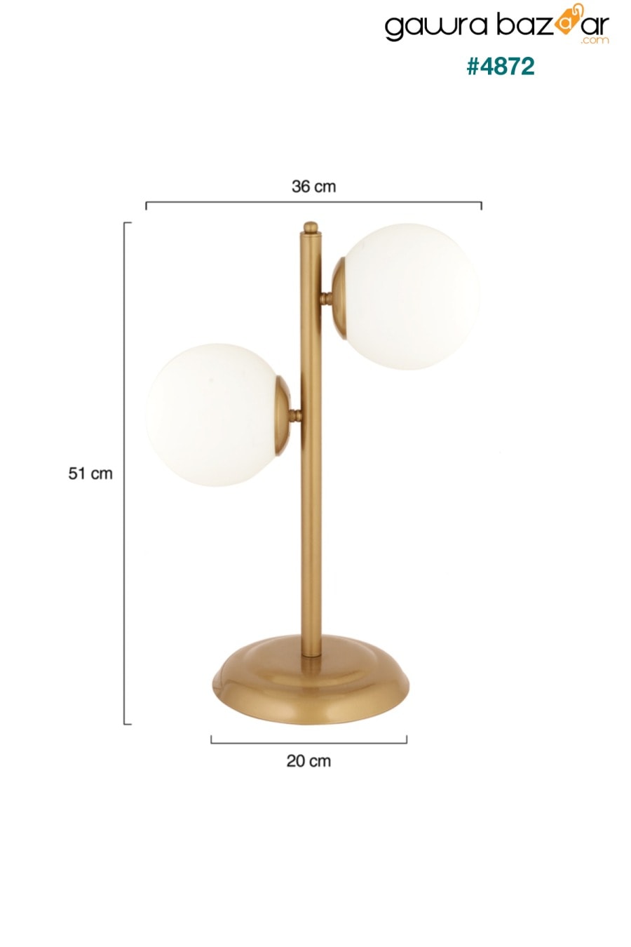 مصباح طاولة زجاجي أبيض عتيق من Siena 2Li بتصميم عصري - غرفة نوم - عاكس الضوء لغرفة المعيشة Apliqa 4