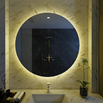 Flora Aura LED خزانة حمام مزخرفة بمرآة