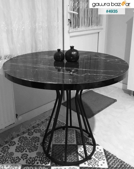 90x90cm طاولة المطبخ أرجل مزهرية