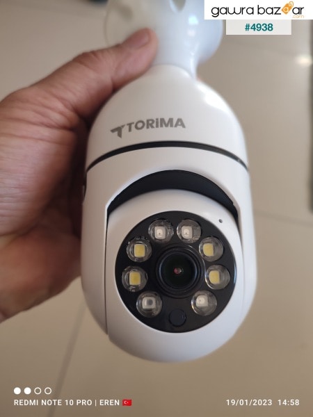 لمبة الكاميرا الحساسة للحركة للرؤية الليلية اللاسلكية كاميرا مراقبة الطفل الأمن الذكية واي فاي 360hd