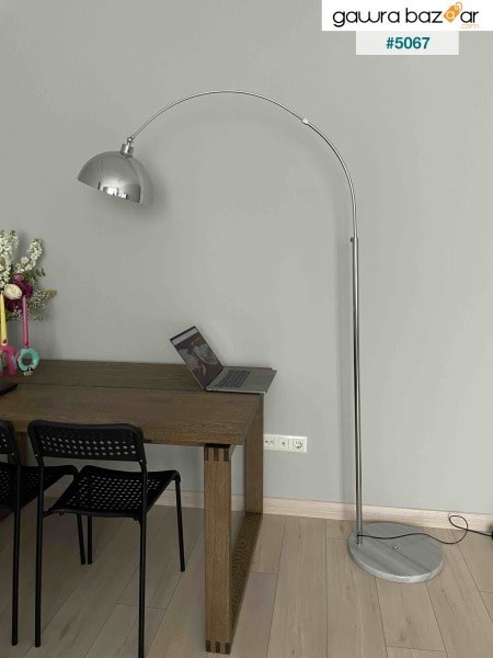 Gooseneck Modern Design Chrome Floor Lamp