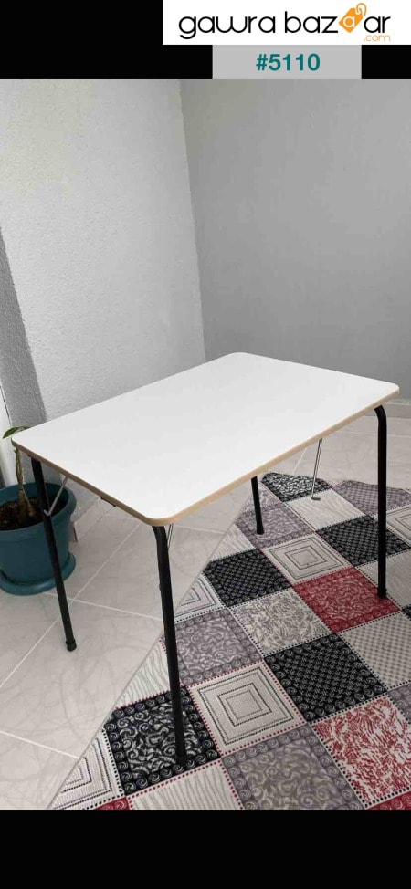 طاولة تخييم MDF قابلة للطي في الشرفة 50x70 سم