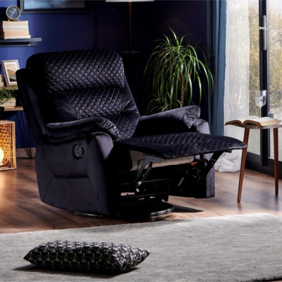 Niron Black TV / Dad Chair - كرسي هزاز دوار ومستلق