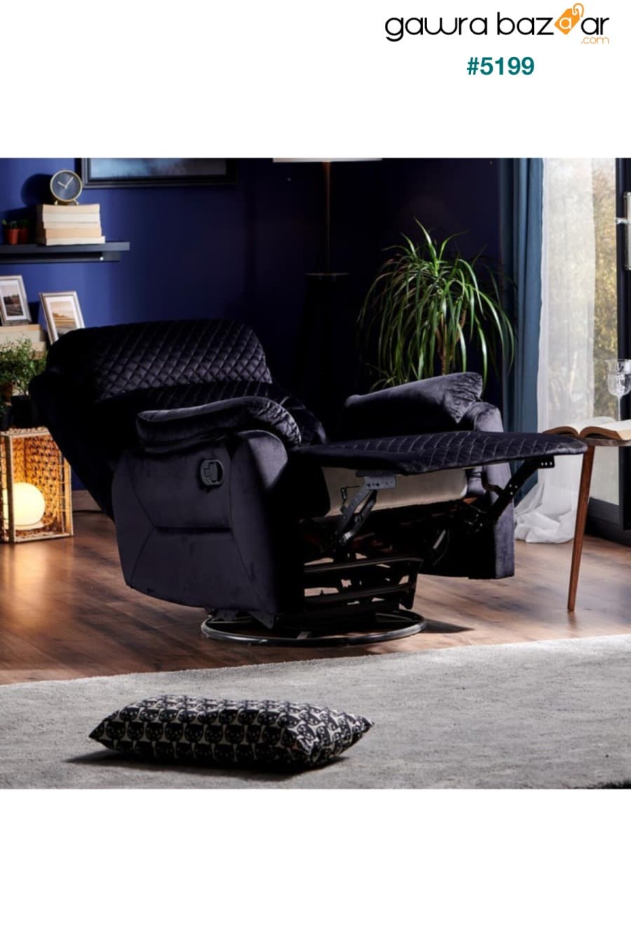 Niron Black TV / Dad Chair - كرسي هزاز دوار ومستلق Niron Yatak 2