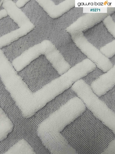 البوهيمي تصميم خاص لكمة لكمة نمط الزخرفية غطاء وسادة رمي ميلا رمادي