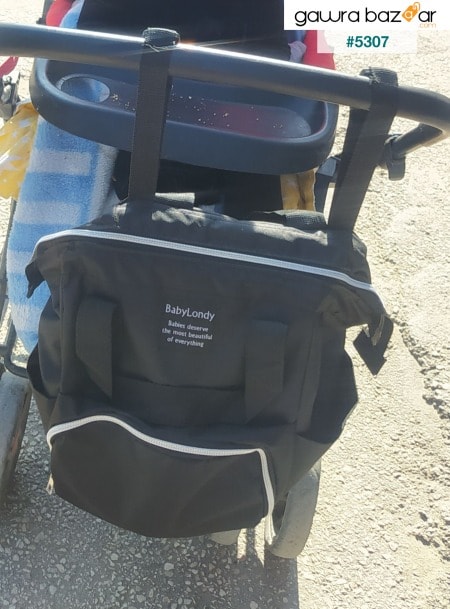 حقيبة ظهر للعناية بالأم والطفل ، منتج محلي مضمون لمدة عام أسود