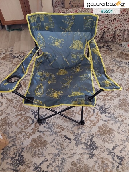 كرسي التخييم كرسي قابل للطي كرسي حديقة نزهة كرسي الشاطئ 2 قطعة