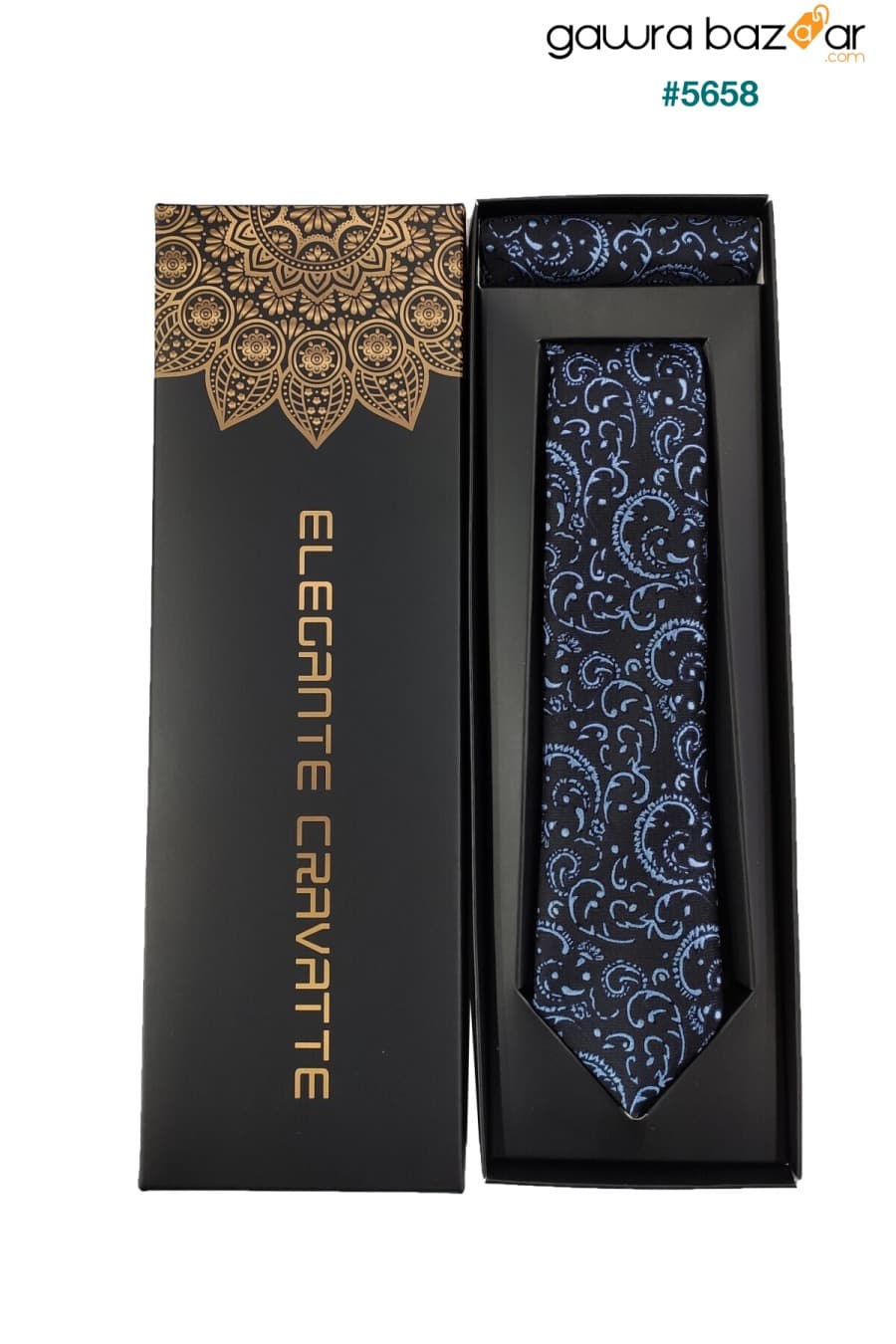 ربطة عنق ومنديل بنمط شال Elegante Cravatte 0