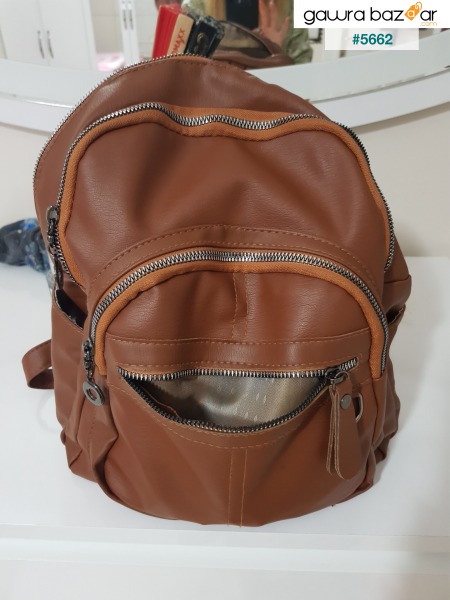 حقيبة ظهر نسائية متعددة مجانية مصنوعة من الجلد الناعم الناعم من تابا