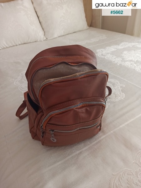 حقيبة ظهر نسائية متعددة مجانية مصنوعة من الجلد الناعم الناعم من تابا
