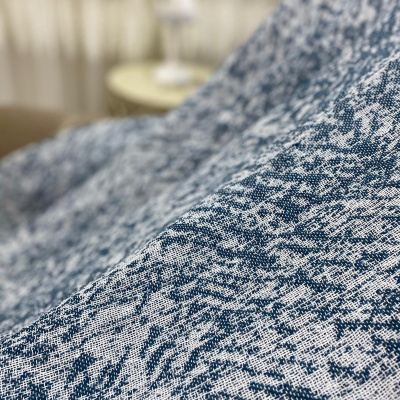 غطاء أريكة صوفا قطني فاخر أزرق دينم 170x220 وجهان مضادان للعرق مانع للانزلاق