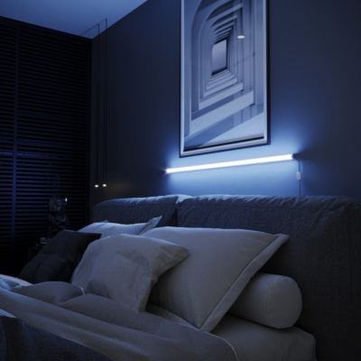 التحكم عن بعد RGB LED عاكس الضوء الشمعدان ضوء الليل التحكم - نموذج RGB