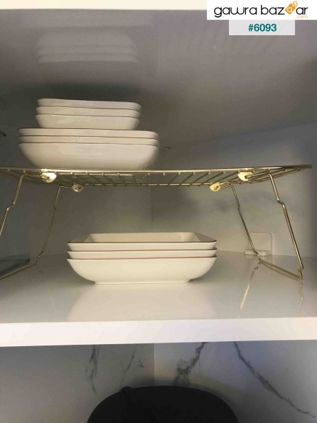 متعدد الأغراض الحمام المطبخ خزانة منظم مطلية بالذهب الفولاذ المقاوم للصدأ