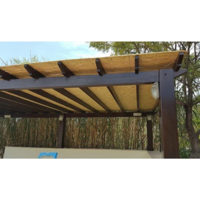 80 سم × 4.5 م من الخيزران الطبيعي - سياج حديقة - شبكة مظلة - ديكور سقف