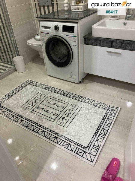 سجادة أرضية لغرفة المعيشة بطباعة رقمية قابلة للغسل وغير قابلة للانزلاق