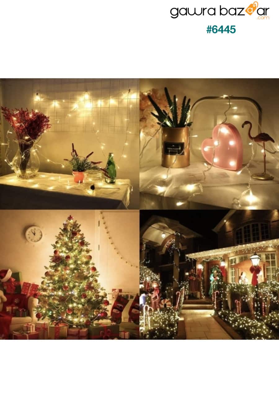 100 LED Plug Light - Bulb - Decor Lamp 10m Daylight Christmas Tree Light AYSERA HOME 6