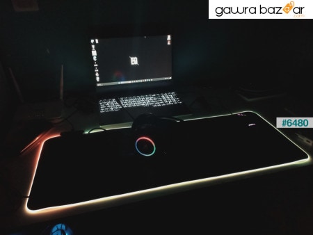 RGB 12 Changing Led Gaming Player مقاوم للماء Xl لوحة الماوس ، لوحة ماوس الألعاب 80x30 سم
