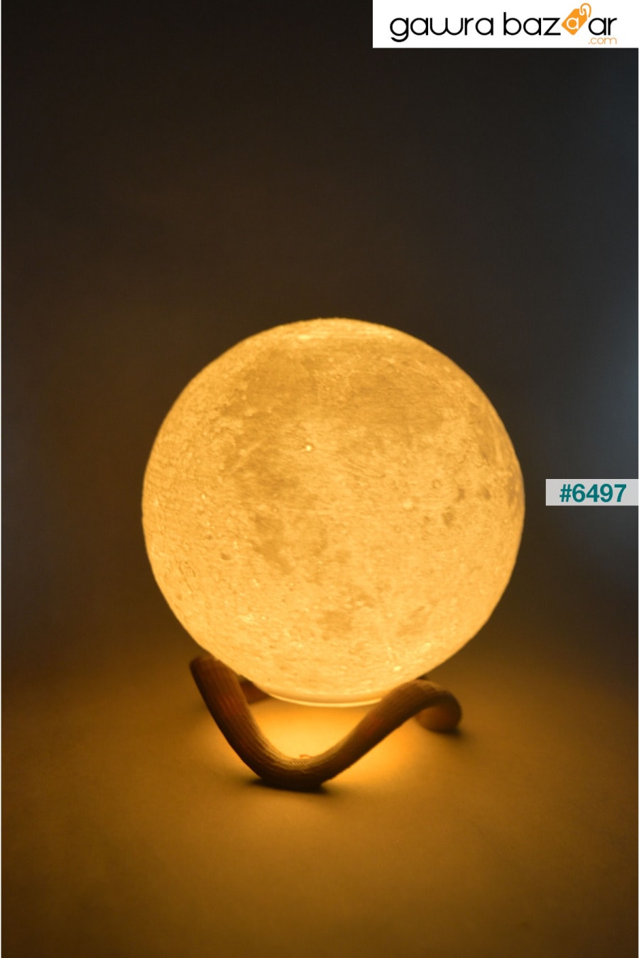 Moon Globe مع حامل زخرفي 2020 عام حقيقي محكم ليلة ضوء الجدول مصباح الإضاءة الزخرفية Zone Ozone 5