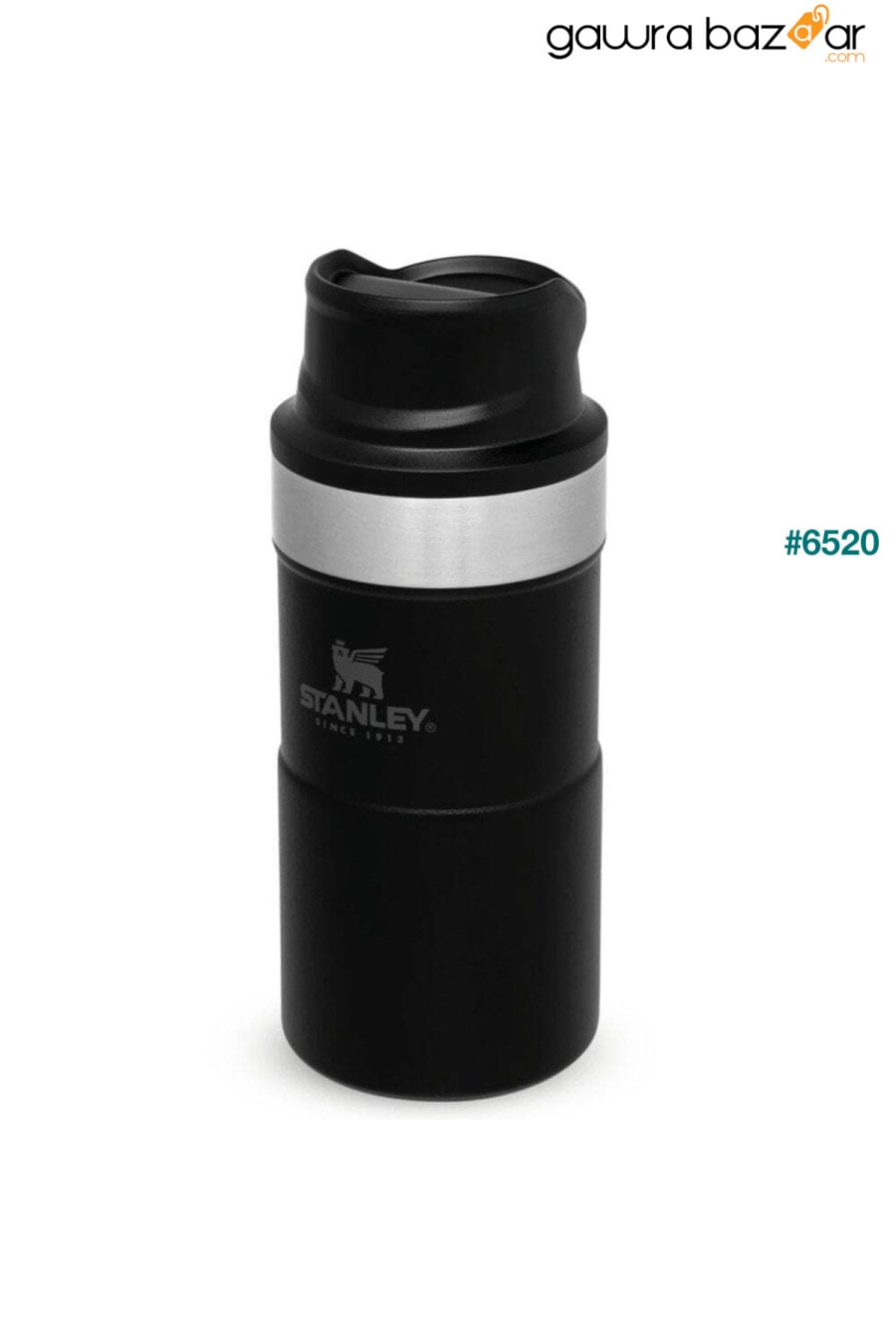 Classic Trigger-Action Black Thermos Cup 0.25 LT Stanley 2