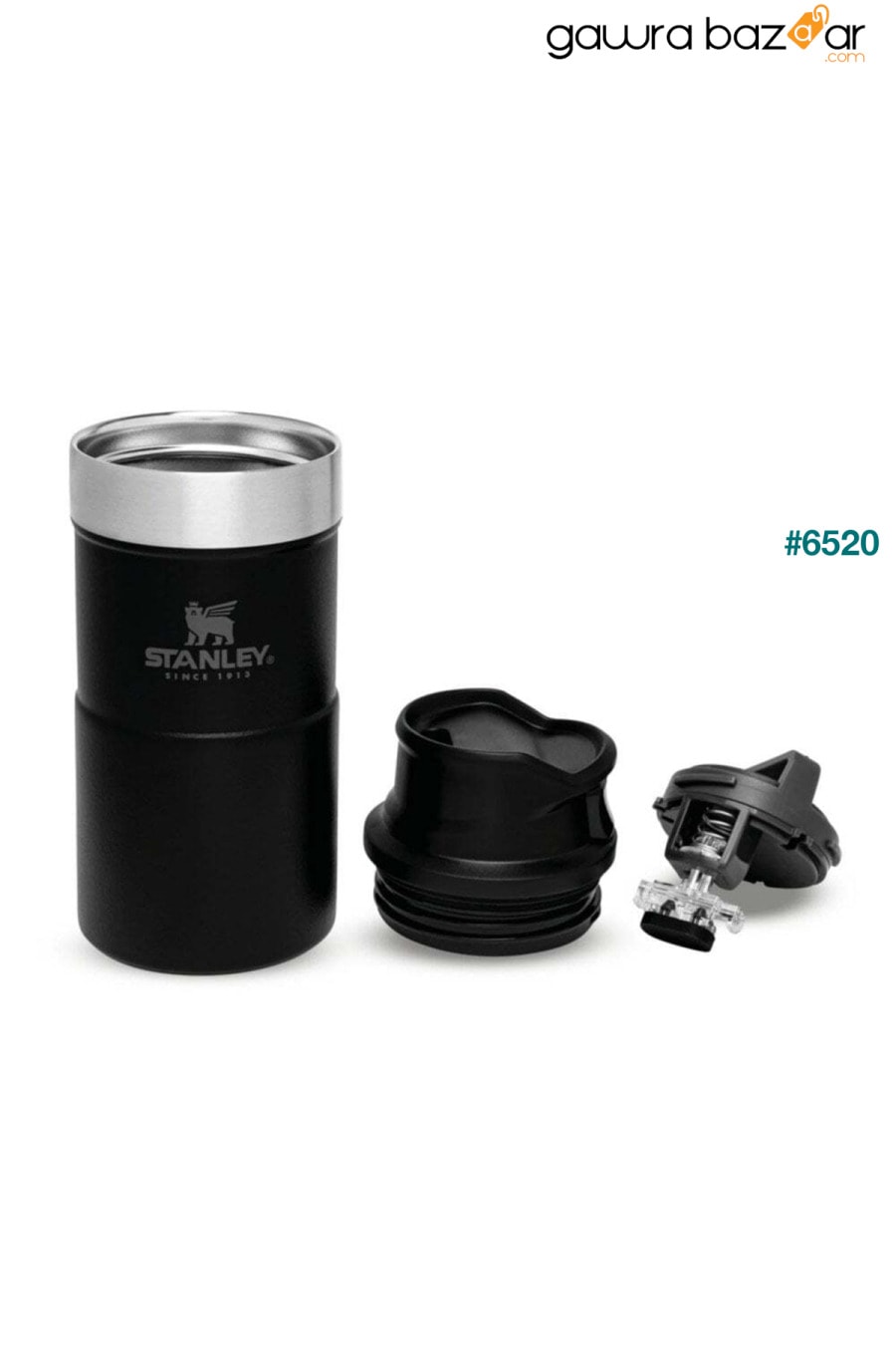 Classic Trigger-Action Black Thermos Cup 0.25 LT Stanley 3