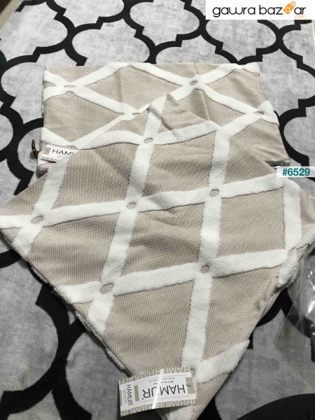 البوهيمي تصميم خاص لكمة نمط غطاء وسادة مستطيل بيلا بيج