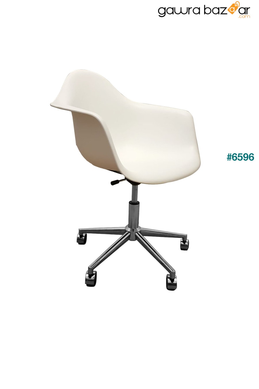 كرسي مكتب مع كرسي دراسة بمسند للذراعين كرسي مكتب أبيض Dorcia Home 0