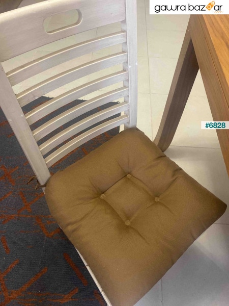 وسادة كرسي القهوة الذهبية Pofidik ذات خياطة خاصة 40x40 سم