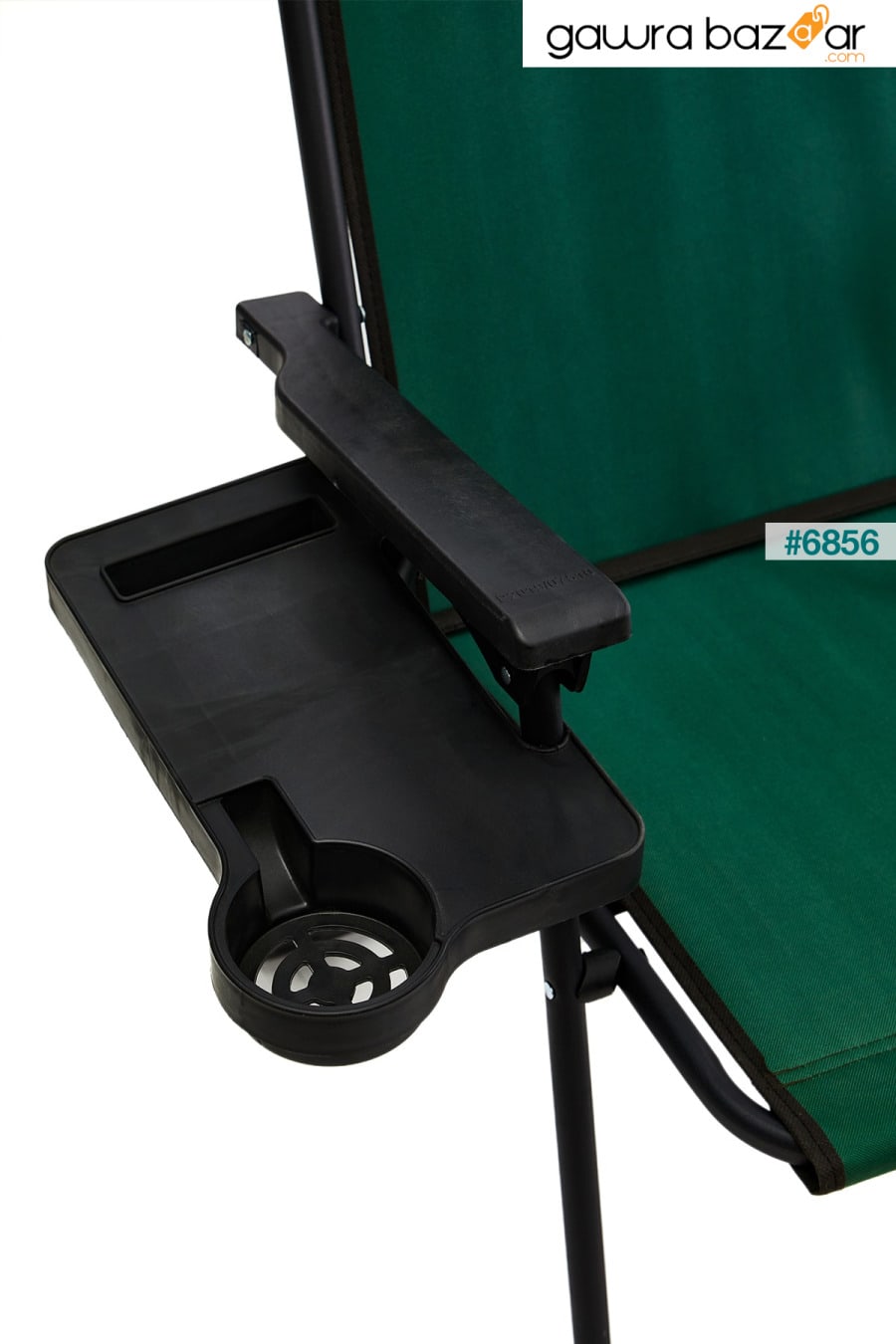 ناتورا 2 قطعة كرسي تخييم قابل للطي كرسي رحلات مستطيل أخضر مع حامل أكواب moniev 4