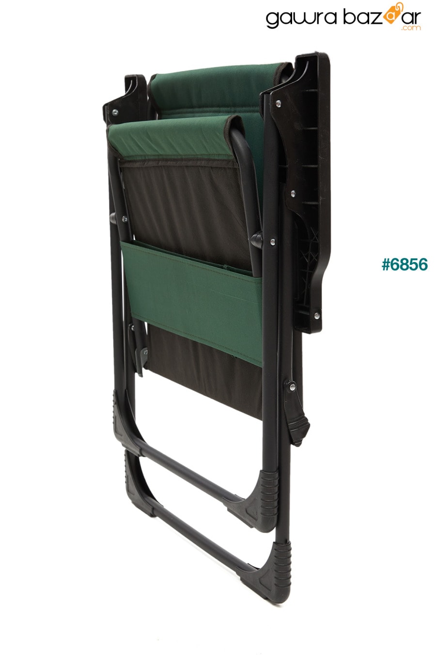 ناتورا 2 قطعة كرسي تخييم قابل للطي كرسي رحلات مستطيل أخضر مع حامل أكواب moniev 5