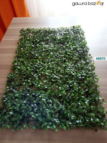 لوحة زهرة اصطناعية تغطي جدار خشب البقس 40x60 سم حديقة عمودية خضراء
