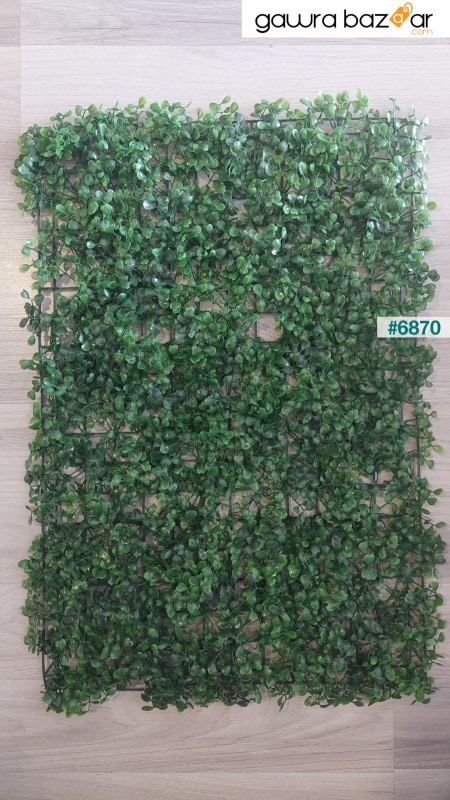 لوحة زهرة اصطناعية تغطي جدار خشب البقس 40x60 سم حديقة عمودية خضراء