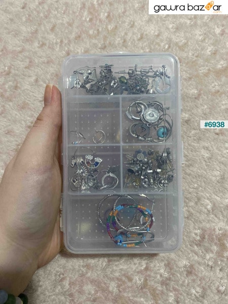 صندوق مجوهرات صغير متعدد الأغراض متعدد الأغراض ومنظم لصندوق الإكسسوارات