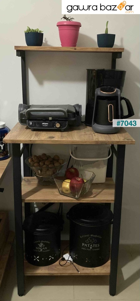 MB1 ارتفاع قابل للتعديل للمطبخ ، طاولة بار ، خزانة متعددة الأغراض ، جزيرة المطبخ - الصنوبر الأطلسي