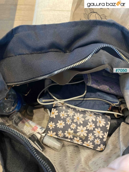 حقيبة يد نسائية من قماش عضوي قماش هوغو