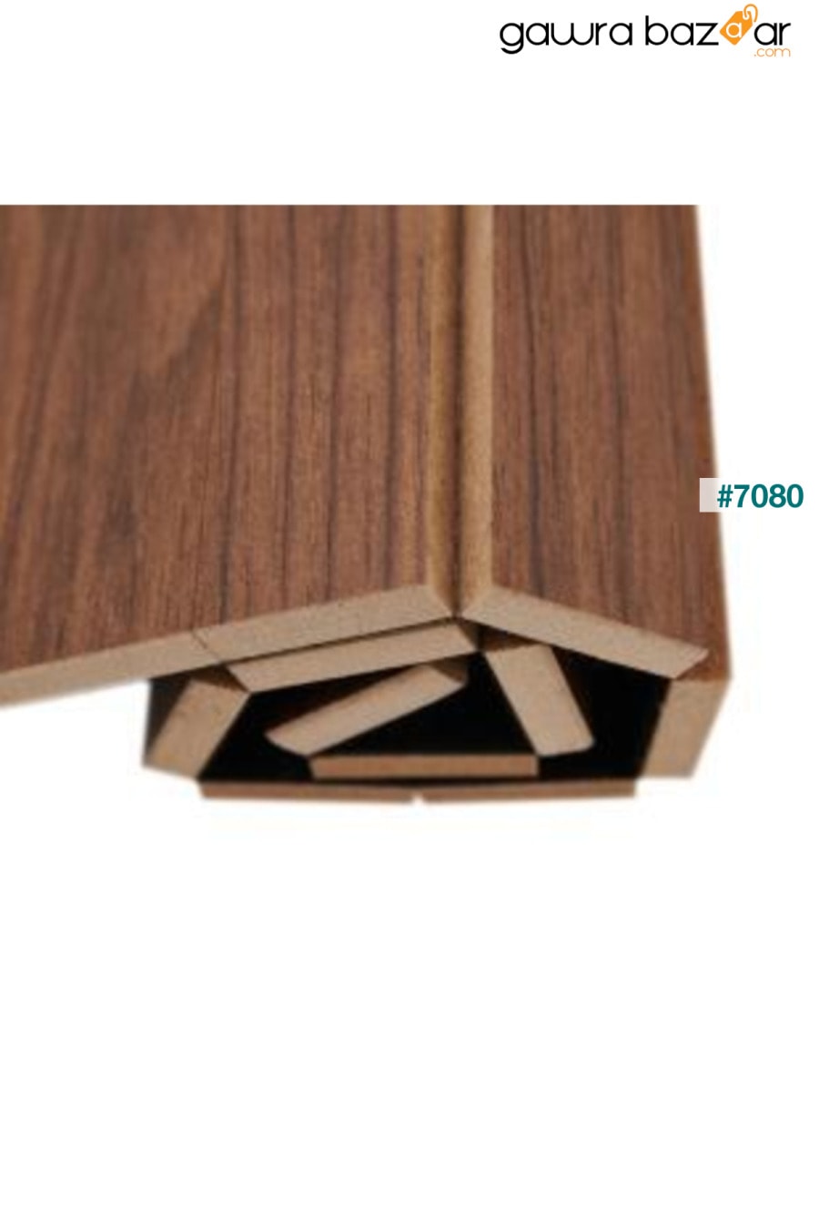 طاولة جانبية محمولة من خشب الجوز مقاس 45 × 25 Mobitell 4