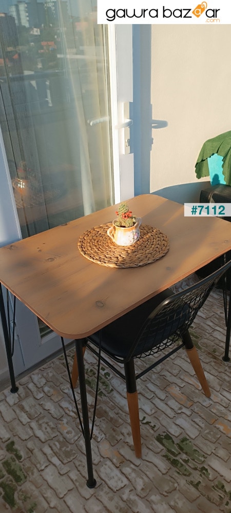 أرجل معدنية 60x90 سم كسوف 2022 (طاولة واحدة) طاولة مطبخ طاولة دراسة للشرفة