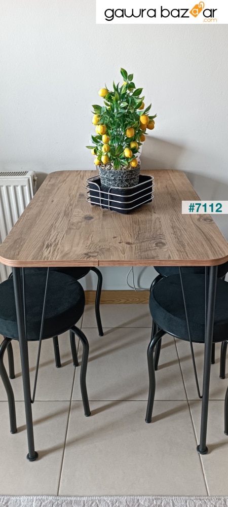 أرجل معدنية 60x90 سم كسوف 2022 (طاولة واحدة) طاولة مطبخ طاولة دراسة للشرفة
