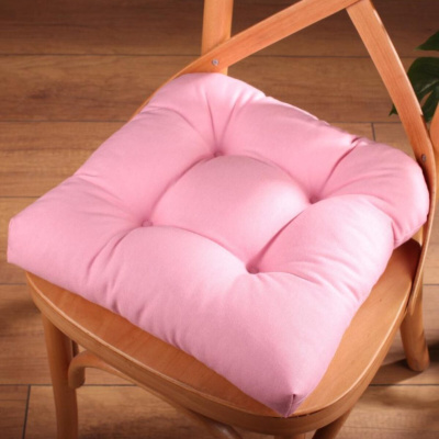 وسادة كرسي Pofidik باللون الوردي الذهبي ، مخيط خاص 40x40 سم