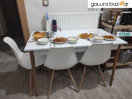 طاولة مطبخ كاريا بيضاء 120 × 67 سم