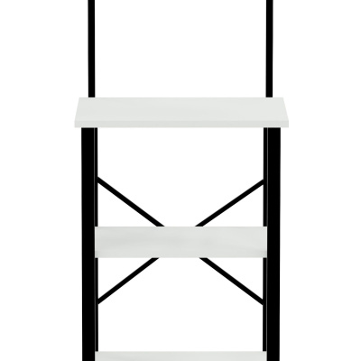 MB1 ارتفاع قابل للتعديل للمطبخ ، طاولة بار ، خزانة متعددة الأغراض ، جزيرة المطبخ - أبيض