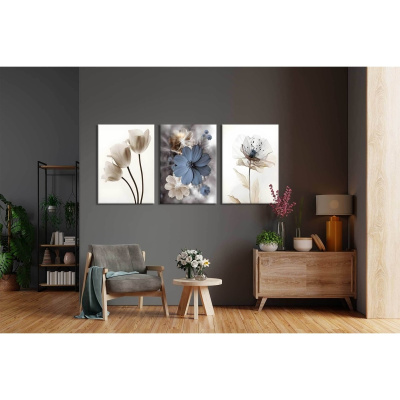 مجموعة لوحة قماشية للحائط من 3 لوحات قماشية - Voov4126