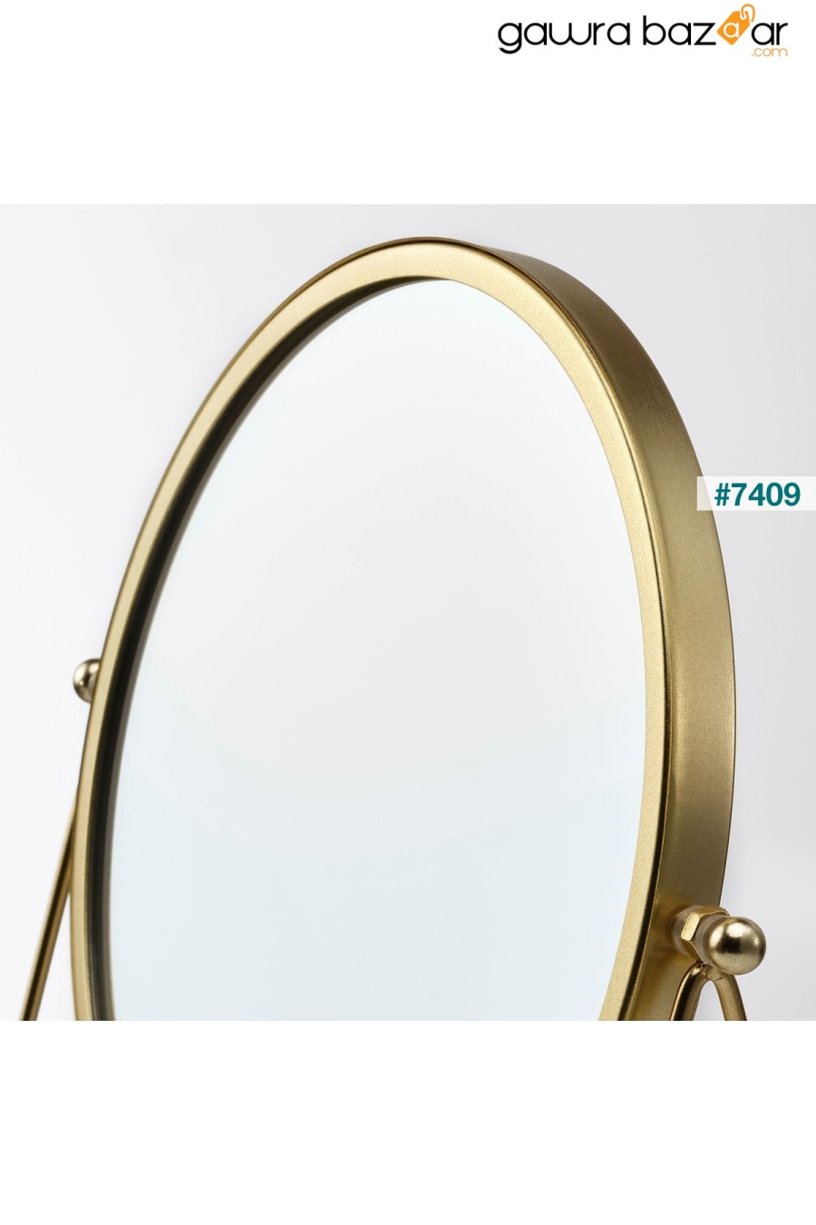 مرآة مكبرة مزدوجة الجوانب قطرها: 17 سم مرآة طاولة مكياج قائمة ذات نوعية جيدة IKEA 1