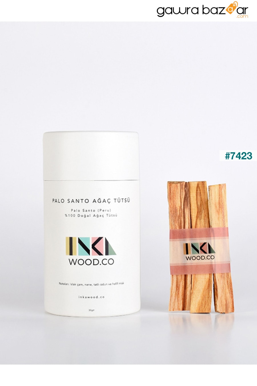 بخور بالو سانتو من الخشب 6 قطع - بيرو Inka Wood Co. 2