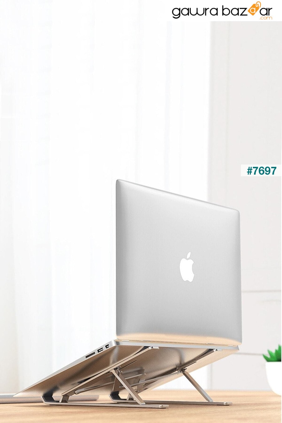 حامل من سبائك الألومنيوم قابل للتعديل للكمبيوتر المحمول Macbook Notebook Riser Holder TECHNOZ 2