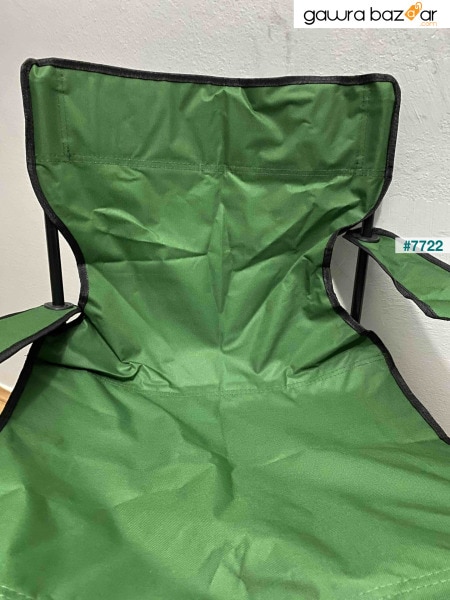 2 حزمة كرسي التخييم كرسي نزهة كرسي قابل للطي كرسي تخييم مع حقيبة حمل خضراء
