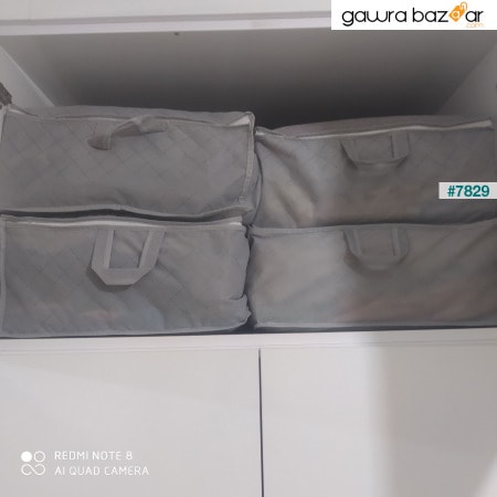 حقيبة تخزين من 7 قطع من نوع القاعدة وسرير الأريكة 64 × 45 × 22 سم