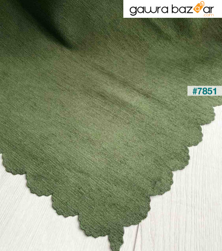 غطاء أريكة شينيل مزدوج الوجهين باللون الأخضر من Nefti غطاء أريكة سرير رمي